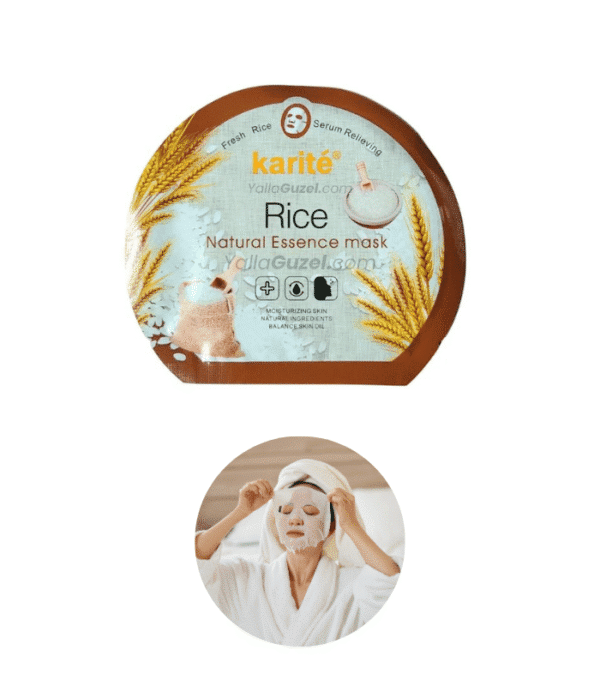 ماسـك الرز 🌾 الطبيعي من KARITÉ
