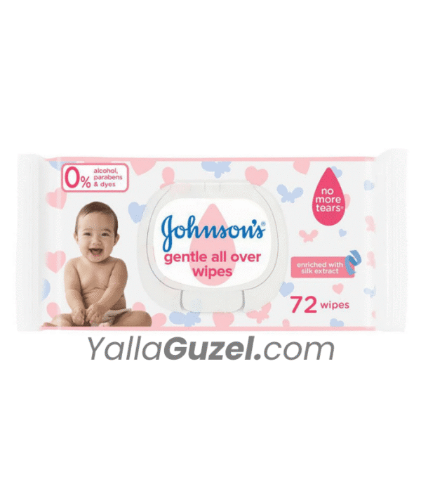 Johnson’s Gentle All Over Baby Wipes – مناديل جونسون اللطيفة للأطفال