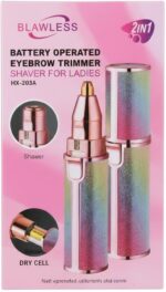 Blawless 2-in-1 Eyebrow & Facial Hair Trimmer